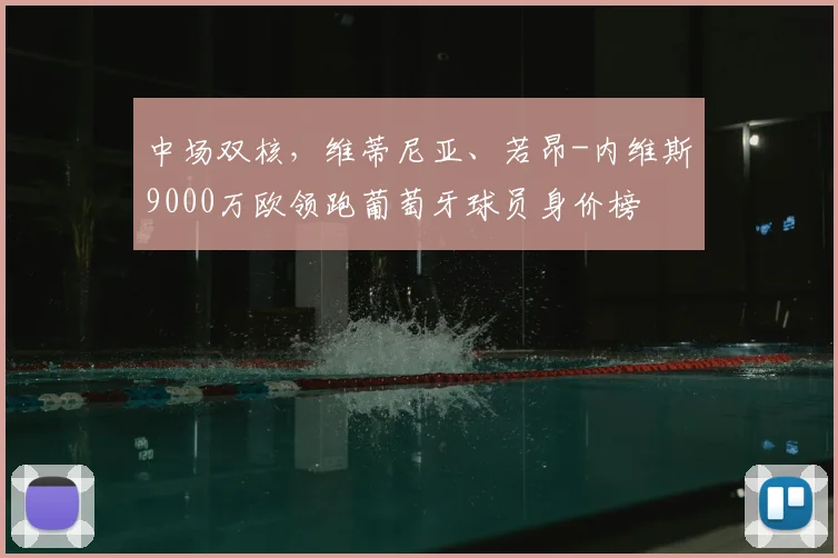 中场双核，维蒂尼亚、若昂-内维斯9000万欧领跑葡萄牙球员身价榜